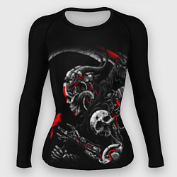 Рашгард женский Ронин самурай киборг, цвет: 3D-принт