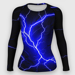 Женский рашгард Color blue black