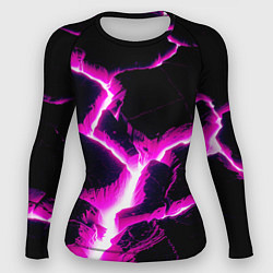 Рашгард женский Color pink black, цвет: 3D-принт