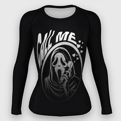 Рашгард женский Позвони мне смерть с телефоном, цвет: 3D-принт