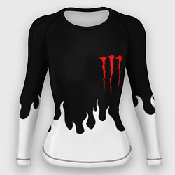 Рашгард женский Monster energy red logo, цвет: 3D-принт