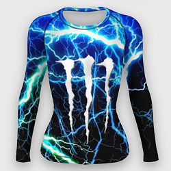 Рашгард женский Monster energy electro, цвет: 3D-принт