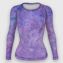 Рашгард женский Фиолетовый свет фонаря, цвет: 3D-принт