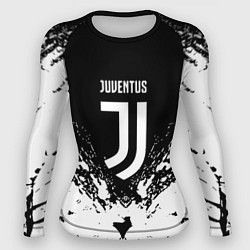 Женский рашгард Juventus брызги красок