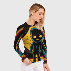 Рашгард женский Недовольный инопланетянин, цвет: 3D-принт — фото 2