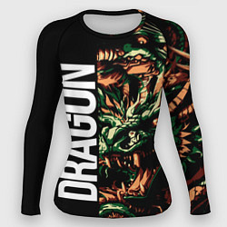 Женский рашгард Татуировка дракона ирезуми