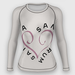 Рашгард женский Sancta sanctorum, цвет: 3D-принт