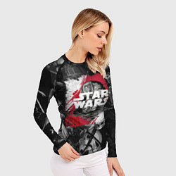 Рашгард женский Звездные войны патерн с героями, цвет: 3D-принт — фото 2