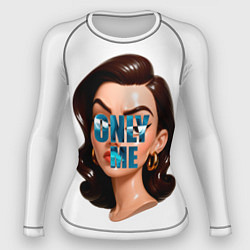 Рашгард женский Only Me, цвет: 3D-принт