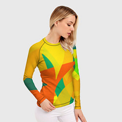 Рашгард женский Настроение в цветных тонах, цвет: 3D-принт — фото 2