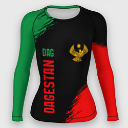 Рашгард женский Dagestan sport, цвет: 3D-принт