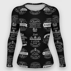 Рашгард женский Easter holidays, цвет: 3D-принт