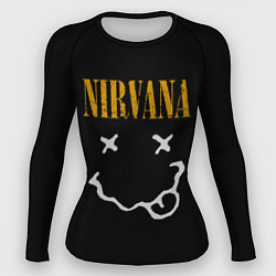 Женский рашгард Nirvana rock music