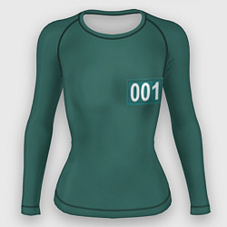 Рашгард женский Игра кальмара 001, цвет: 3D-принт