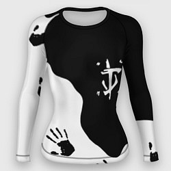 Женский рашгард Doom отпечатки демона