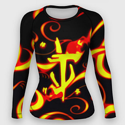 Женский рашгард Doom dragon steel fire