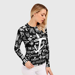 Рашгард женский Doom логотипы всех игр, цвет: 3D-принт — фото 2