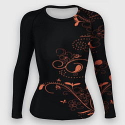 Рашгард женский Китайский орнамент, цвет: 3D-принт