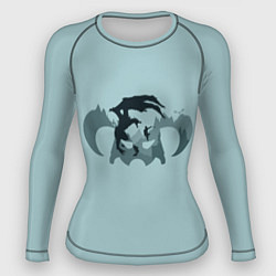 Рашгард женский Скайрим - минимализм, цвет: 3D-принт