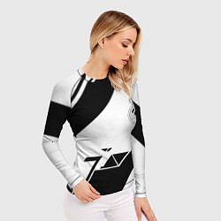 Рашгард женский Real Madrid geometry, цвет: 3D-принт — фото 2