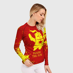 Рашгард женский Praise the sun - dark souls, цвет: 3D-принт — фото 2