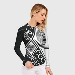 Рашгард женский СССР, цвет: 3D-принт — фото 2