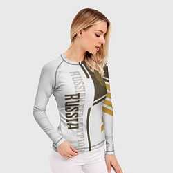 Рашгард женский Герб России, цвет: 3D-принт — фото 2