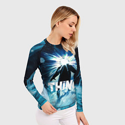Рашгард женский Нечто, цвет: 3D-принт — фото 2