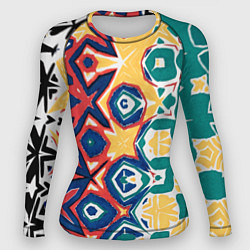 Женский рашгард Метаморфоза цвета и узора