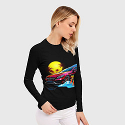 Рашгард женский Mercedes amg, цвет: 3D-принт — фото 2