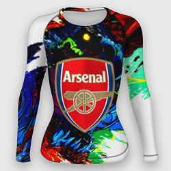 Рашгард женский Arsenal monster, цвет: 3D-принт