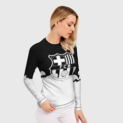 Рашгард женский Барселона облака краски, цвет: 3D-принт — фото 2