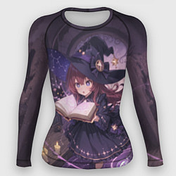 Рашгард женский Аниме Ведьма Читает Книгу Заклинаний, цвет: 3D-принт