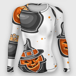 Рашгард женский Candy halloween, цвет: 3D-принт