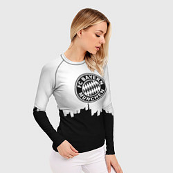 Рашгард женский Bayern Mnchen пиксели, цвет: 3D-принт — фото 2