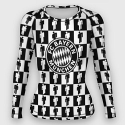 Рашгард женский Бавария Мюнхен люди паттерн текстура, цвет: 3D-принт