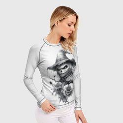 Рашгард женский Eerie Scarecrow, цвет: 3D-принт — фото 2