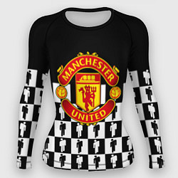Рашгард женский Манчестер Юнайтед люди паттерн, цвет: 3D-принт
