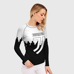 Рашгард женский Ювентус команды, цвет: 3D-принт — фото 2