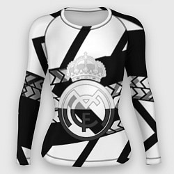 Рашгард женский Реал Мадрид краски полосы, цвет: 3D-принт