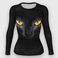 Рашгард женский Черная кошка, цвет: 3D-принт