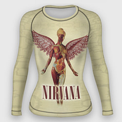 Рашгард женский Nirvana Angel, цвет: 3D-принт