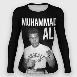 Рашгард женский Muhammad Ali, цвет: 3D-принт