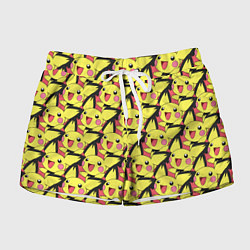Шорты женские Pikachu, цвет: 3D-принт