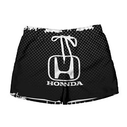Шорты женские Honda: Black Side, цвет: 3D-принт