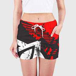 Шорты женские Grunge Art, цвет: 3D-принт — фото 2