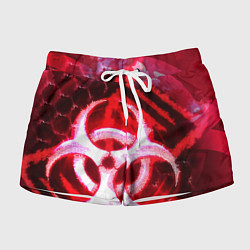 Шорты женские Plague Inc LB Oko, цвет: 3D-принт
