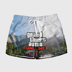 Шорты женские GTA Online, цвет: 3D-принт
