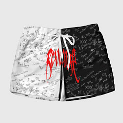 Шорты женские XXxTENTACION LOGOBOMBING, цвет: 3D-принт