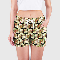 Шорты женские Face the truth, цвет: 3D-принт — фото 2